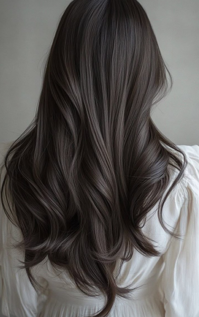 Ash Dark Brown: Tape-In Weft