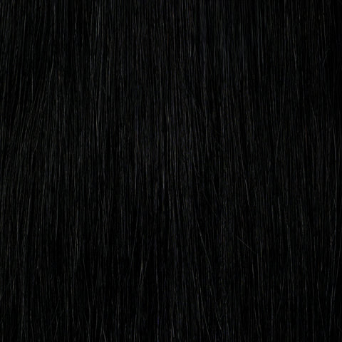 Black no-sew butterfly weft