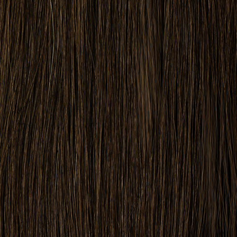 Ash Dark Brown no-sew butterfly weft